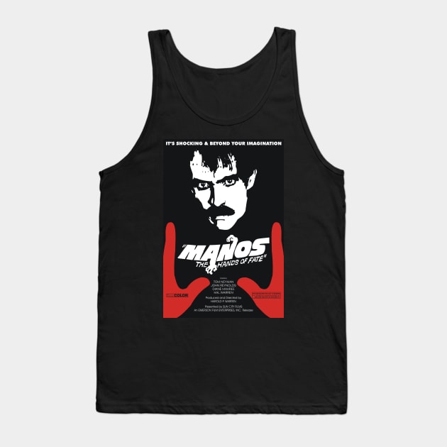 Manos The Hands of Fate Movie Poster Tank Top by Movie Vigilante